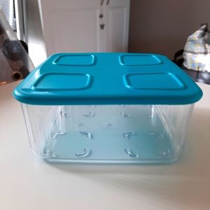 Tupperware Clear Mates Square Stackable Container